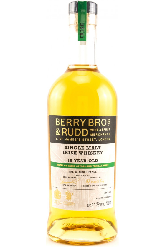 BERRY BROS & RUDD - IRISH SINGLE MALT   CL70  44.2%