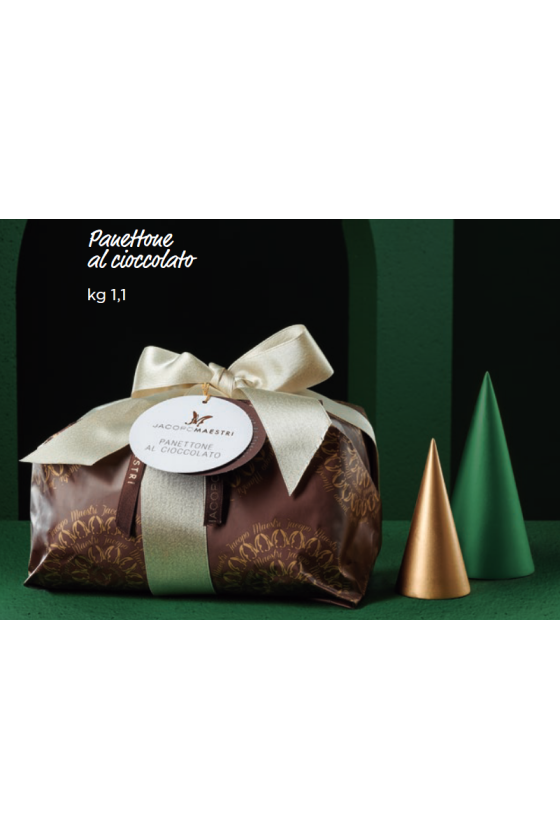 PANETTONE ARTIGIANALE AL  CIOCCOLATO  JACOPO MAESTRI KG1 SAN GEMINIANO