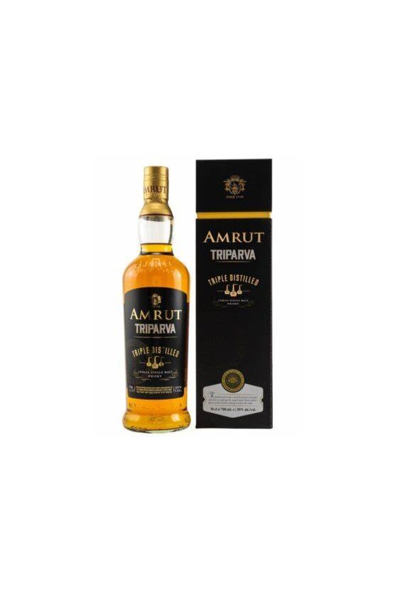 WHISKY AMROT TRIPARVA TRIPLE DISTILLED 50% CL70