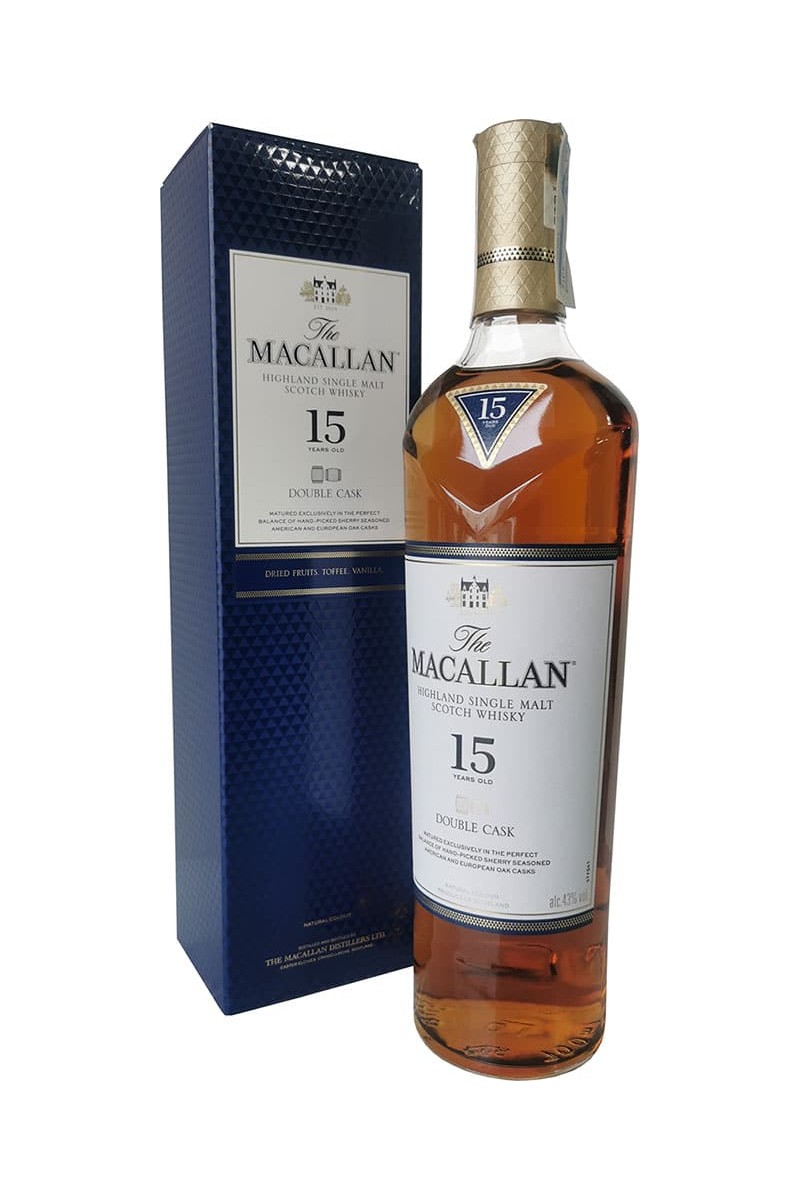 WHISKY MACALLAN 15 ANNI DOUBLE CASK 43% CL70