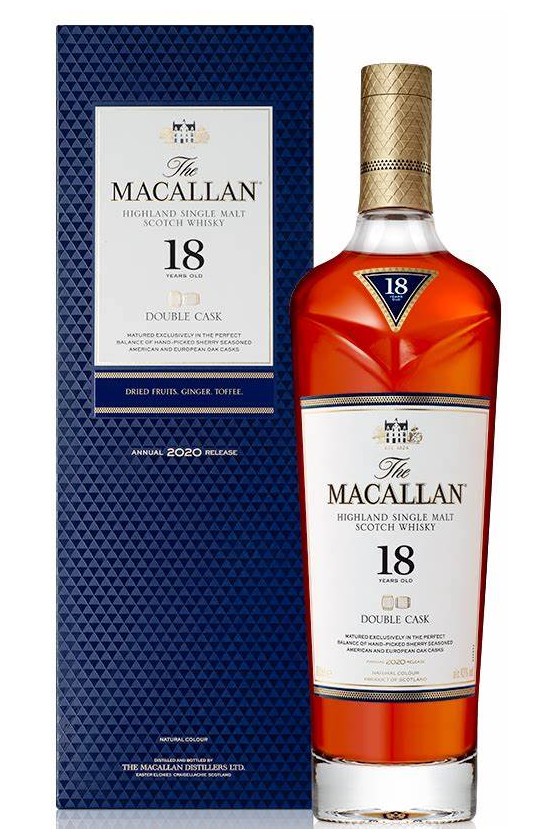 WHISKY MACALLAN 18 DOUBLE CASK 43% CL70