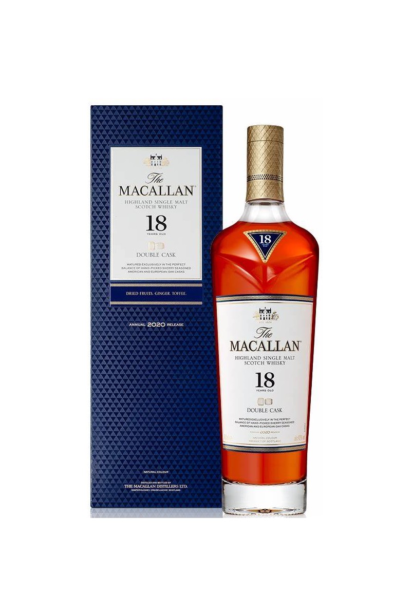 WHISKY MACALLAN 18 DOUBLE CASK 43% CL70