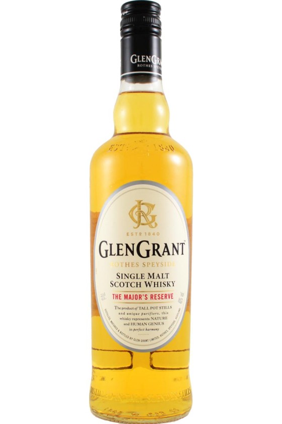 GLEN GRANT THE MAJOR SINGLE MALT SCOTCH WHISKY  CL70  40%