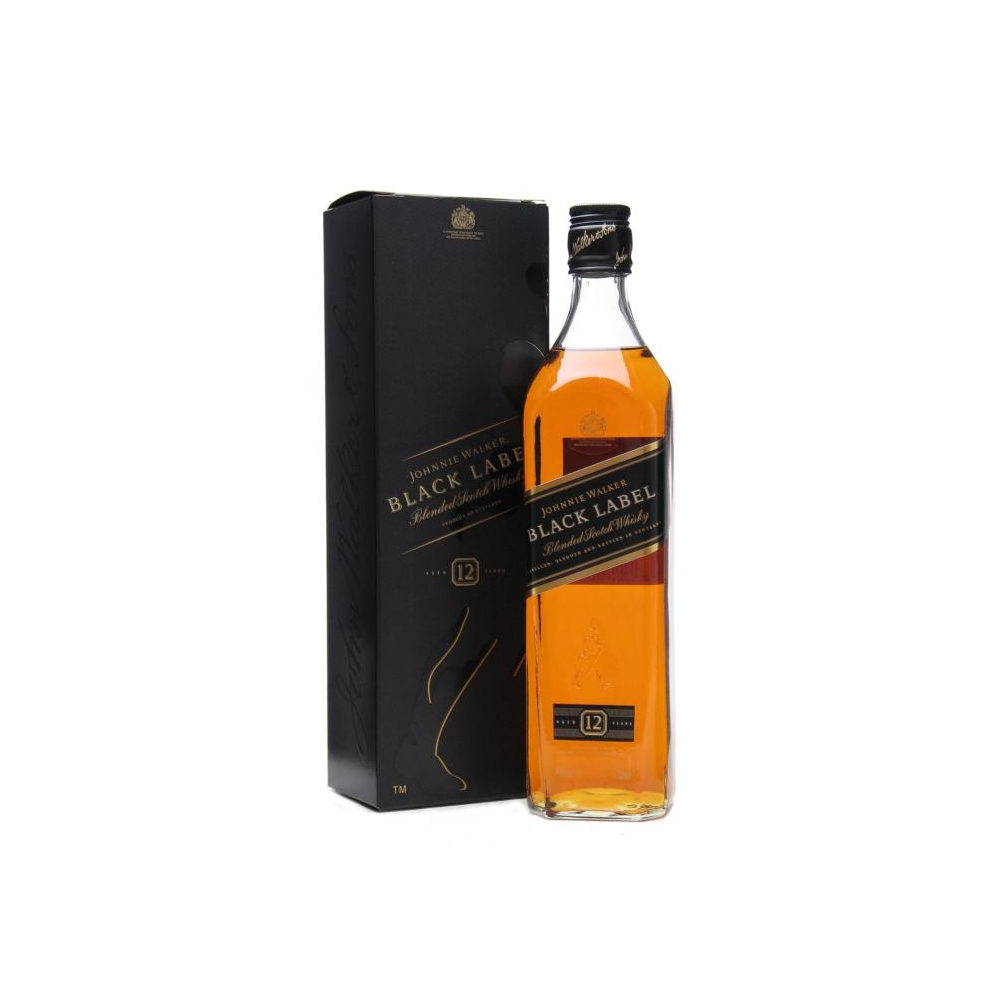 Johnnie Walker Black Label Blended Scotch Whisky Astucciato